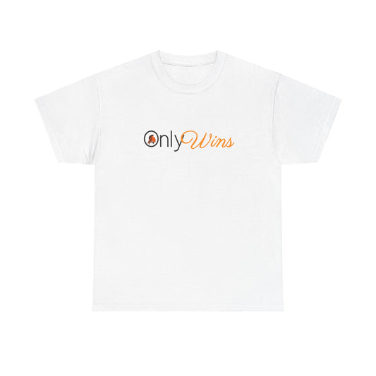 OnlyWins T-Shirt (White and Pink)